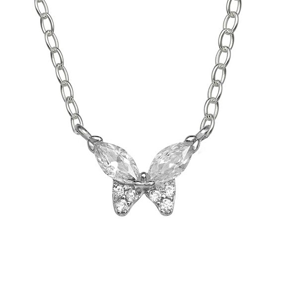 Silver Cubic Zirconia Droplet Necklace in 2023  Necklace, Affordable  gifts, Wide choker necklace