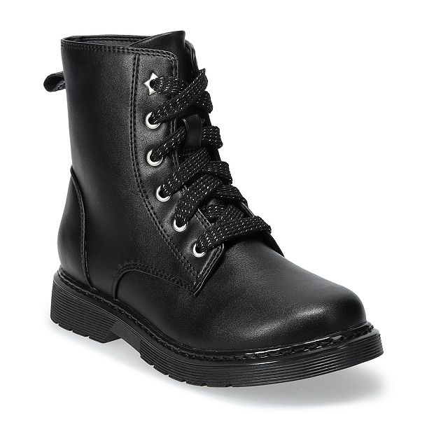 Girls combat boots online