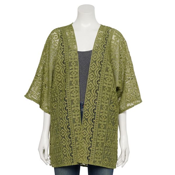 Women's Sonoma Goods For Life® Geometric Woven Kimono
