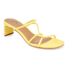 kohls yellow sandals