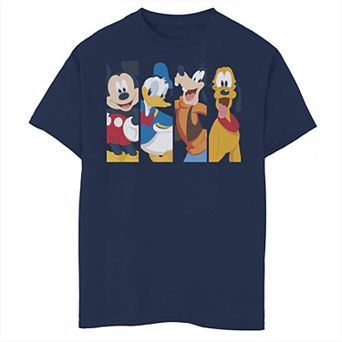Disney's Mickey Mouse Boys 6-20 Bro Time Panels Graphic Tee