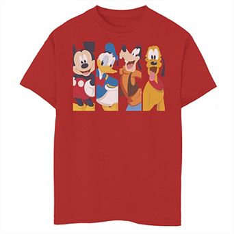Disney's Mickey Mouse Boys 8-20 Bro Time Panels Graphic Tee