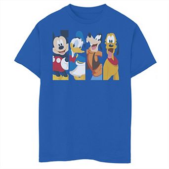 Disney's Mickey Mouse Boys 8-20 Bro Time Panels Graphic Tee