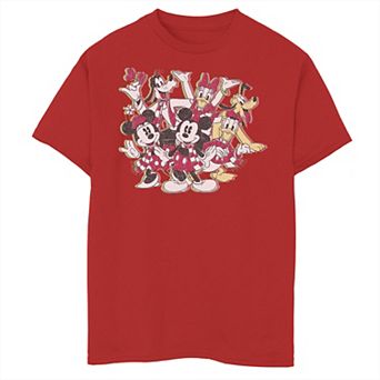 Disney Boys 8-20 Classic Group Shot Christmas Portrait Graphic Tee