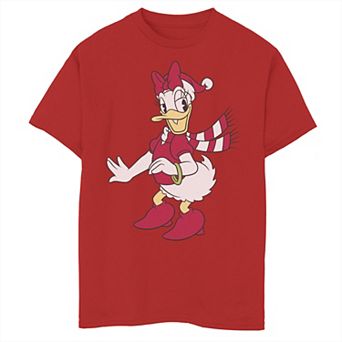 Disney's Daisy Duck Boys 8-20 Classic Christmas Portrait Graphic Tee