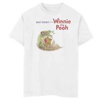 Disney's Winnie The Pooh Boys 8-20 Stuck In Rabbit's Home Logo Graphic Tee