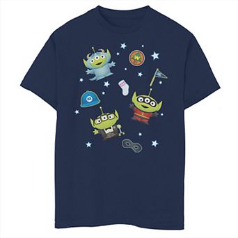 Disney / Pixar's The Incredibles, Up, Monsters, Inc. Aliens Boys 6-20 Mashup Graphic Tee