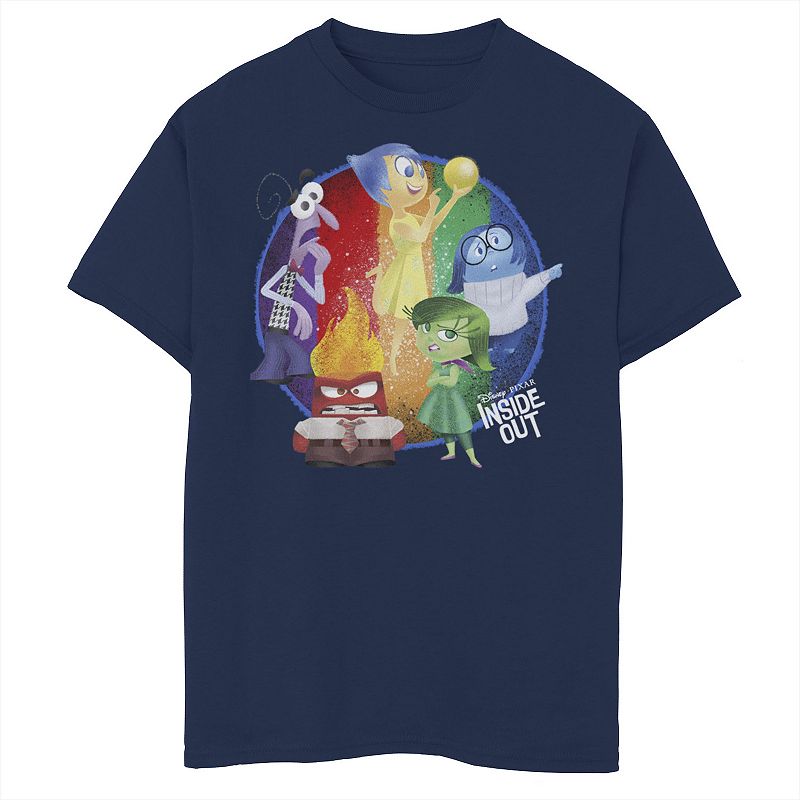 Disney / Pixar's Inside Out Boys 8-20 Riley's Emotions Graphic Tee, Boy's, Size: Small, Blue