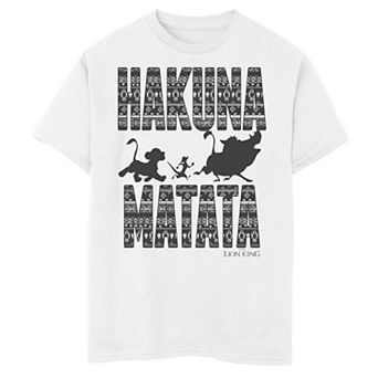 Disney's The Lion King Boys 8-20 Hakuna Matata Graphic Tee
