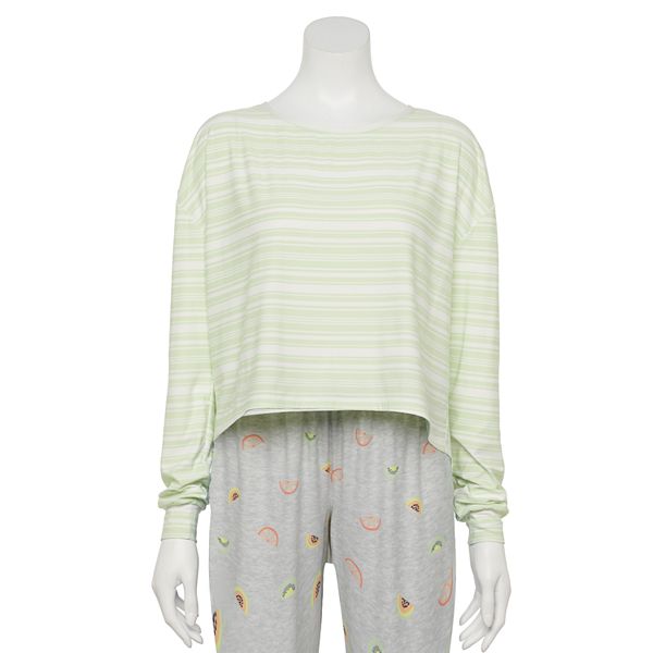 Juniors SO® Long Sleeve Pajama Top
