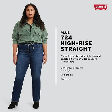 Plus Size Levi's® 724™ High-Rise Straight Leg Jeans