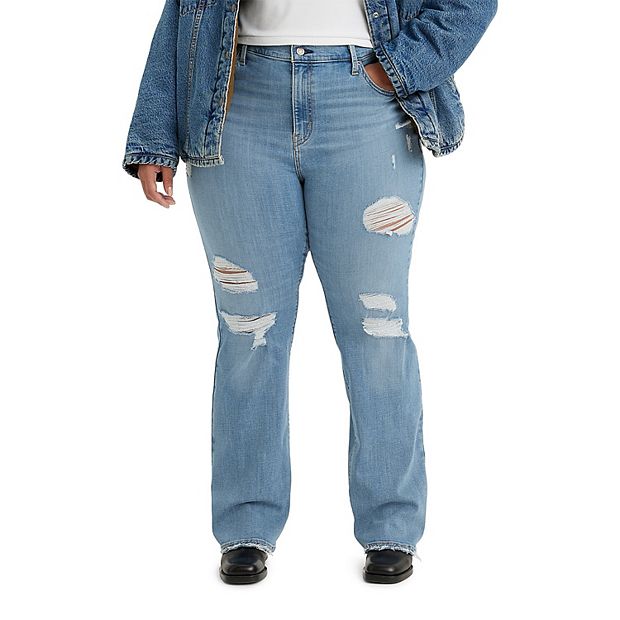 725™ High Rise Bootcut Jeans (plus Size) - Blue