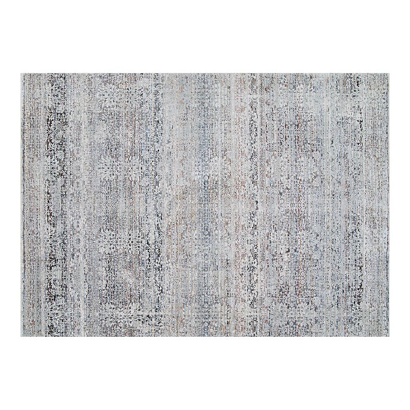 Couristan Luxor Campagne Antique Area Rug, Grey, 5X7.5 Ft Create a luxurious new look with this Couristan Luxor Campagne Antique area rug. Create a luxurious new look with this Couristan Luxor Campagne Antique area rug. Wilton cross-woven; one million points of yarn per square meter; thick, textutred construction; & antique fringeCONSTRUCTION & CARE Polyester, viscose, & space-dyed yarn blend Woven pile Pile height: 0.314'' Spot clean only; easy care Imported Manufacturer's 1-year limited warranty. For warranty information please click here Attention: All rug sizes are approximate and should measure within 2-6 inches of stated size. Pattern may also vary slightly. This rug does not have a slip-resistant backing. Rug pad recommended to prevent slipping on smooth surfaces. Click here to shop our full selection. Size: 5X7.5 Ft. Color: Grey. Gender: unisex. Age Group: adult.