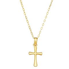 Kohls gold 2024 cross necklace