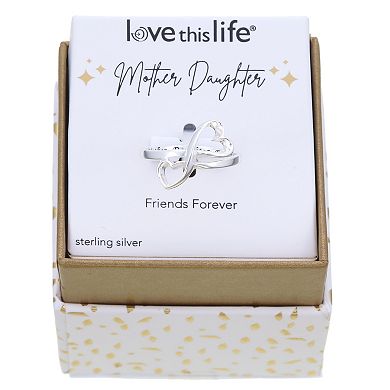 Love This Life® "Mother Daughter" Sterling Silver Ring