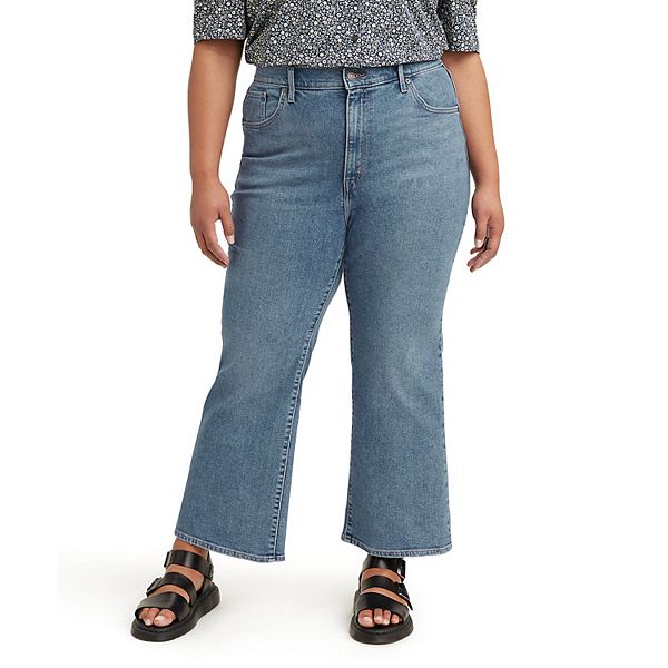 Plus Size Levi's® High Waisted Cropped Flare Jeans