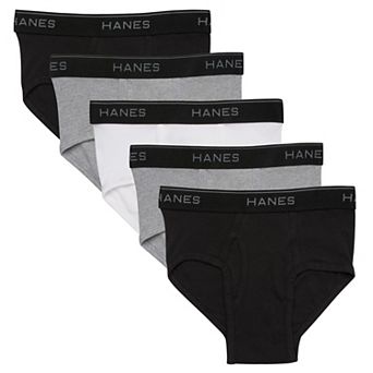 Boys 4-20 Hanes® 5 Pack Ultimate Comfort Flex Waistband Assorted Briefs Underwear