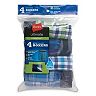 Boys 6-20 Hanes Ultimate 4-Pack Plaid Boxers