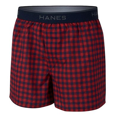 Boys 6-20 Hanes Ultimate® 4-Pack Comfortsoft® Woven Boxers