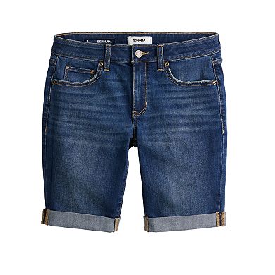 Women's Sonoma Goods For Life Mid-Rise Roll-Cuff Bermuda Shorts