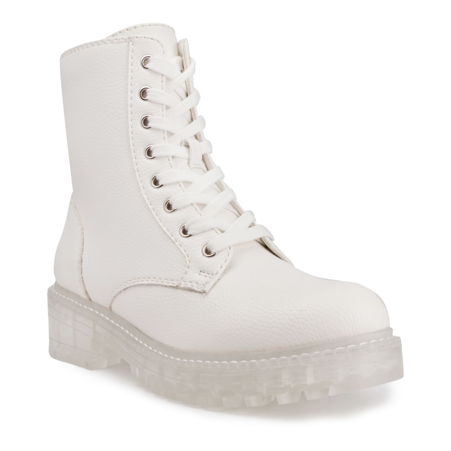 kohls womens white boots
