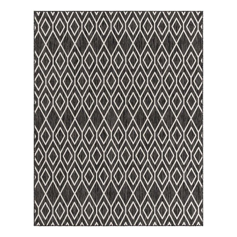 Jill Zarin Turks & Caicos Indoor Outdoor Rug, Grey, 9X12 Ft