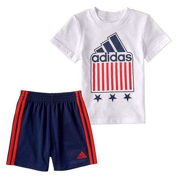 Toddler adidas hot sale short sets