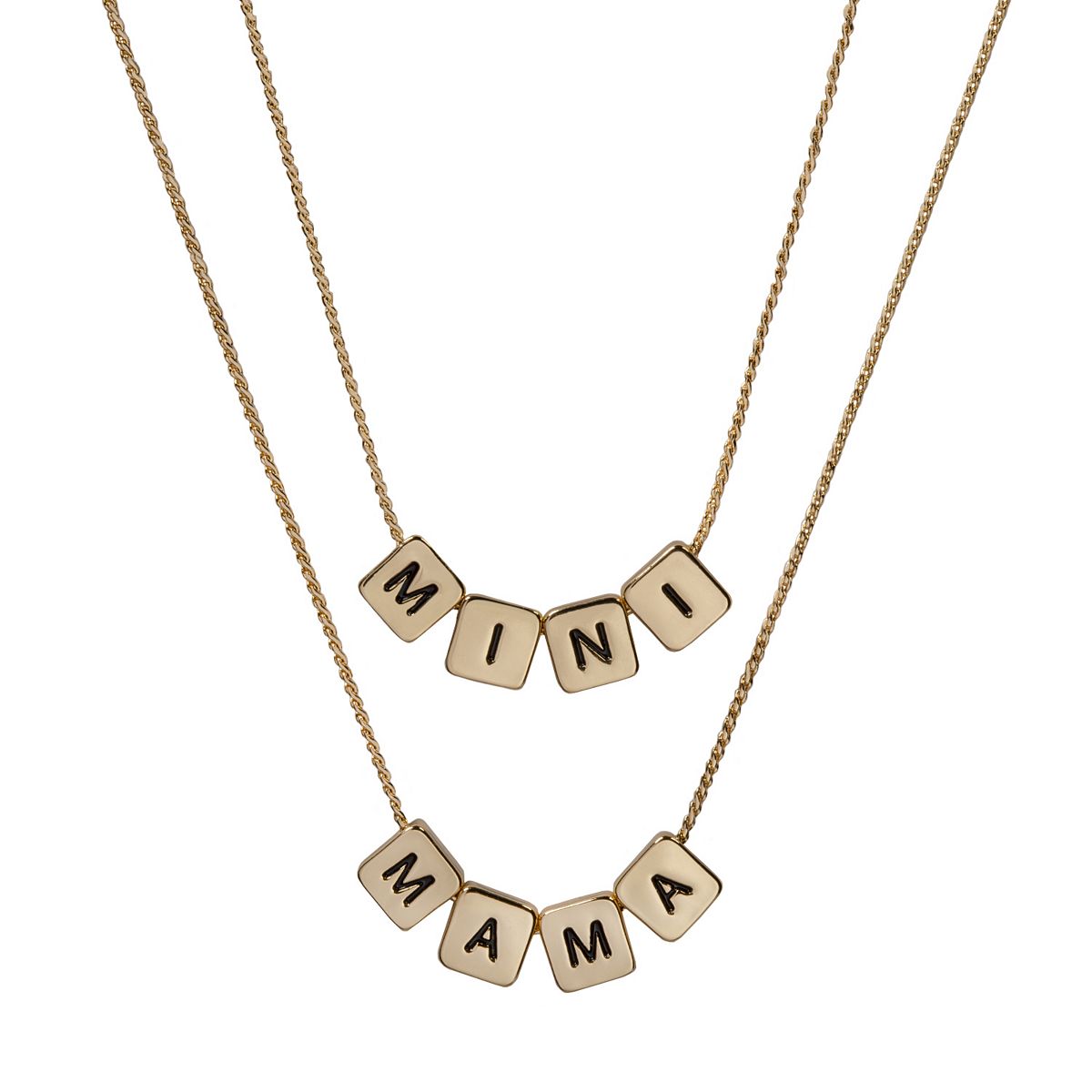 LC Lauren Conrad "Mini" & "Mama" Mother's Day Necklace Set