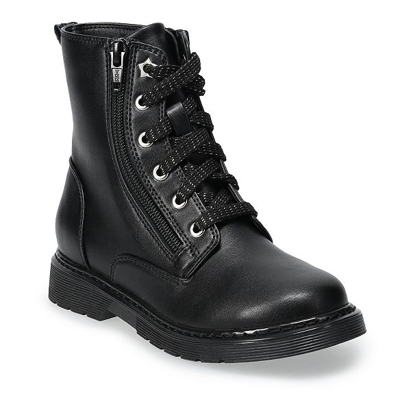 SO® Teagan Girls' Adaptive Combat Boots