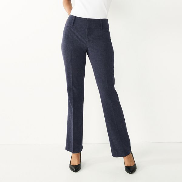 Women's Nine West Midrise Tummy Control Bootcut Pants