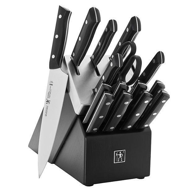 Henckels Solution 16 Piece Self-Sharpening Fine Edge Knife Block Set Knives
