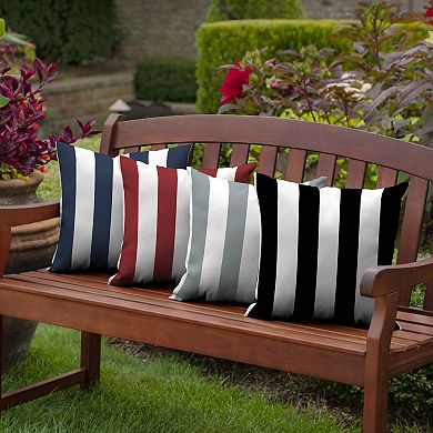 Arden Selections Cabana Stripe Outdoor Square Pillow