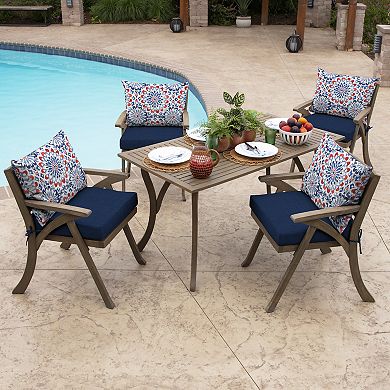 Arden Selections Clark Outdoor Dining Chair Cushion Set