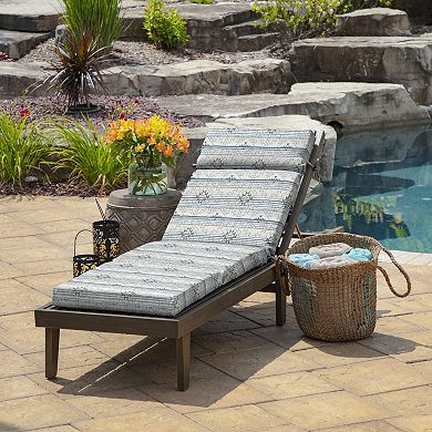 Arden Selections Ditsy Floral Outdoor Chaise Lounge Cushion