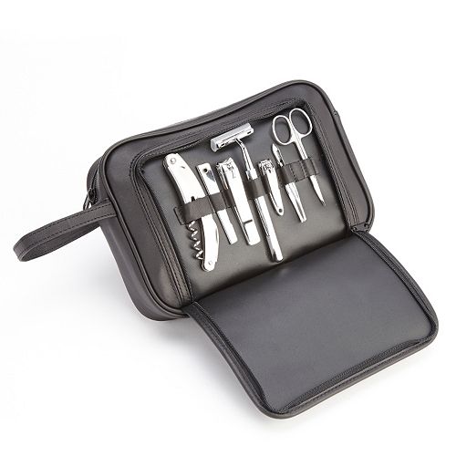 Royce Leather Toiletry & Grooming Kit