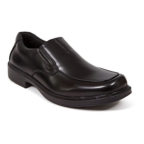 Deer Stags Black Slip-on Comfortable Men's Dress Shoes Size 11 
