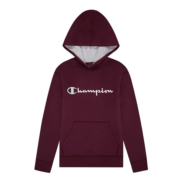 dæmning silhuet ledsager Kids 7-20 Champion® Script Fleece Hoodie