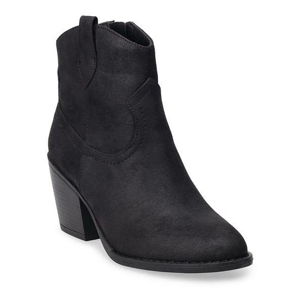 black booties kohls