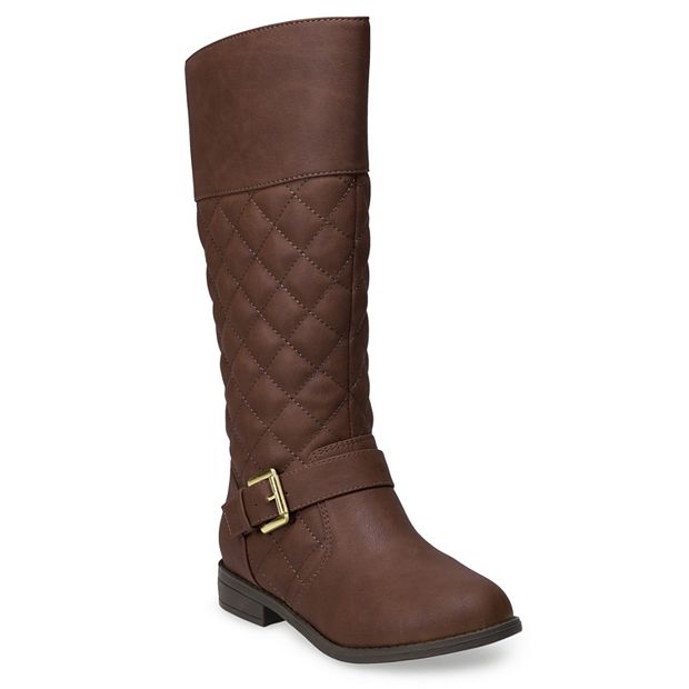 SO® Auroraa Girls' Quilted Riding Boots