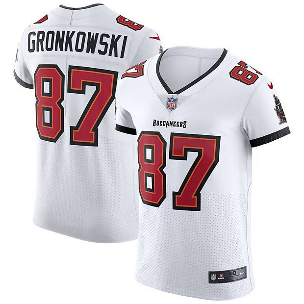 Rob Gronkowski Tampa Bay Buccaneers Signed Red Nike Elite Jersey