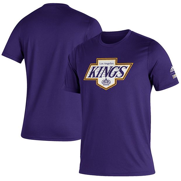 Men's adidas Purple Los Angeles Kings Reverse Retro Creator T-Shirt