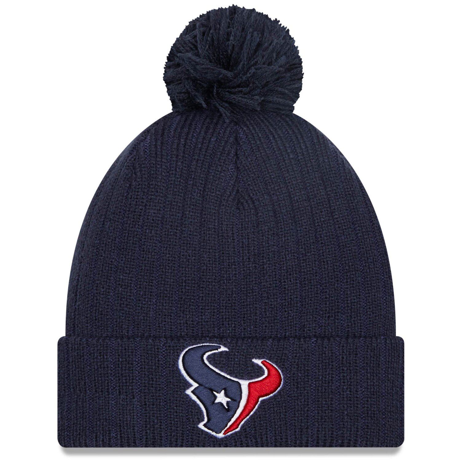 Women's New Era Royal New England Patriots Toasty Cuffed Knit Hat with Pom