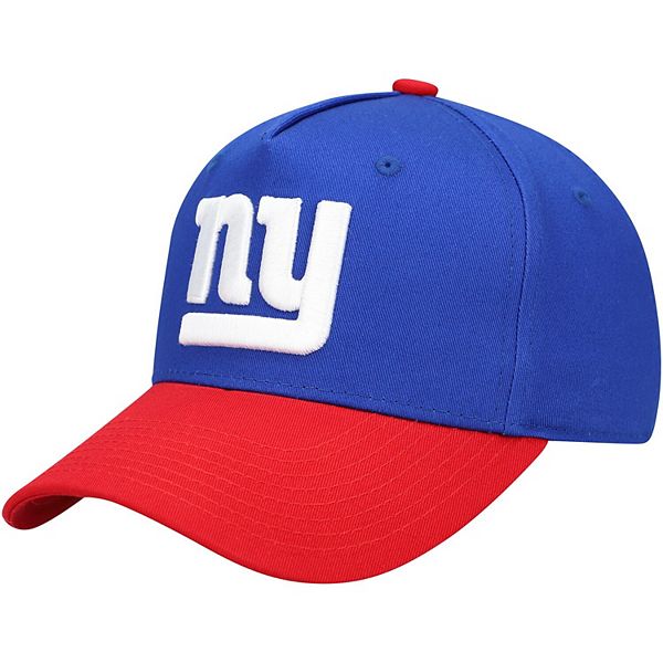 Youth Royal New York Giants Pre-Curved Snapback Hat