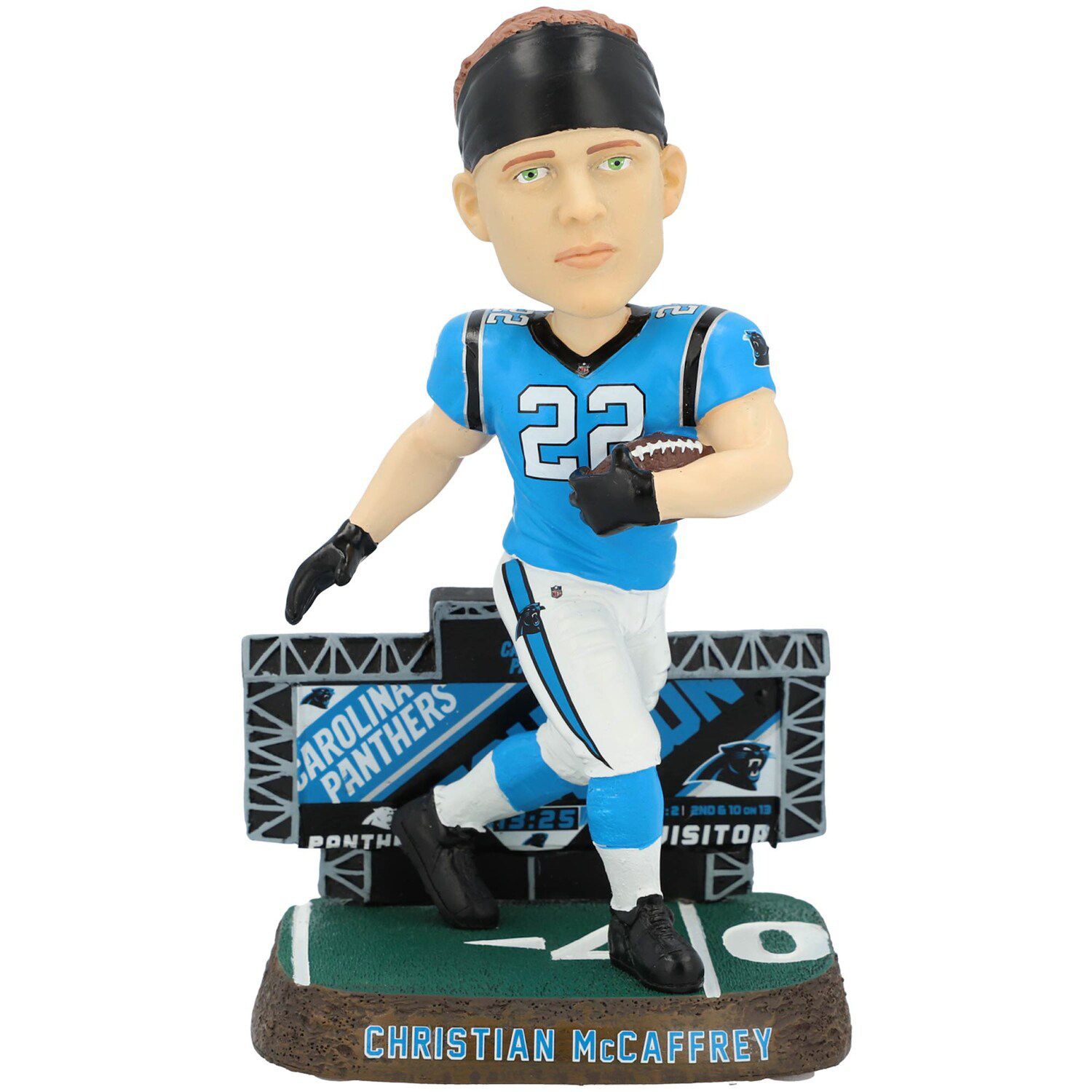 Youth Nike Christian McCaffrey Silver Carolina Panthers Inverted Team Game Jersey