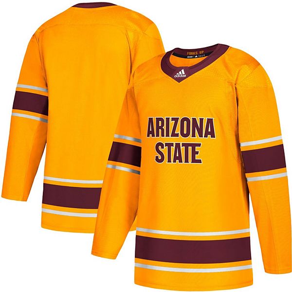 Men's adidas Maroon Arizona State Sun Devils Road Hockey Jersey