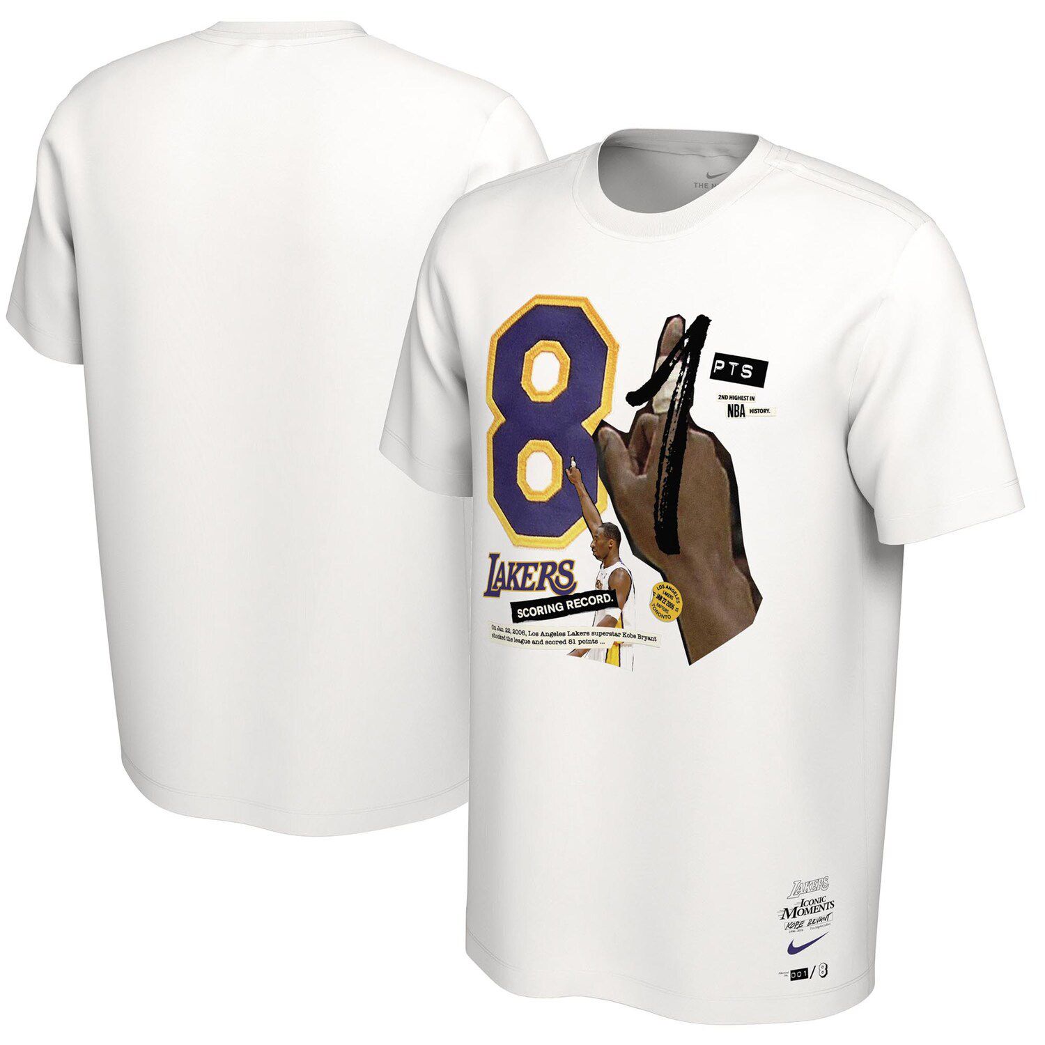 white kobe shirt