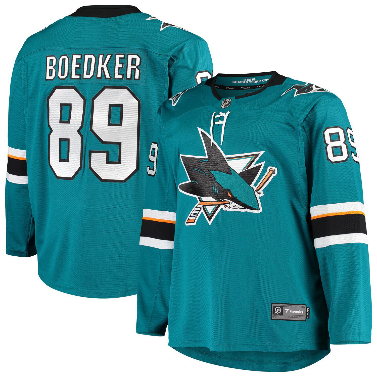 Infant San Jose Sharks Teal Home Replica Team Jersey