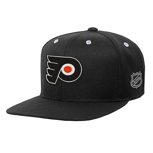 Youth Black Philadelphia Flyers Heritage Snapback Hat