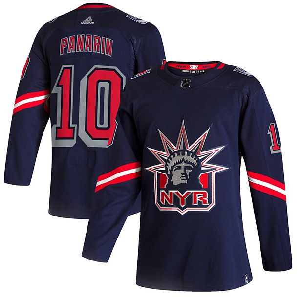 Men's adidas Artemi Panarin Royal New York Rangers Reverse Retro 2.0 Name &  Number T-Shirt