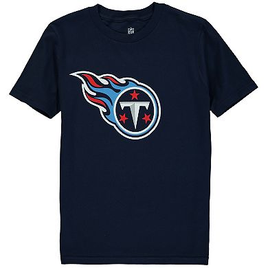 Youth Navy Tennessee Titans Team Logo T-Shirt